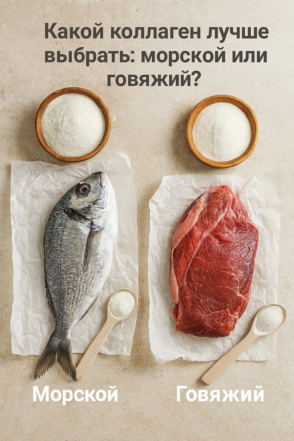 Какой коллаген лучше выбрать: морской или говяжий? Какой коллаген лучше выбрать: морской или говяжий?
