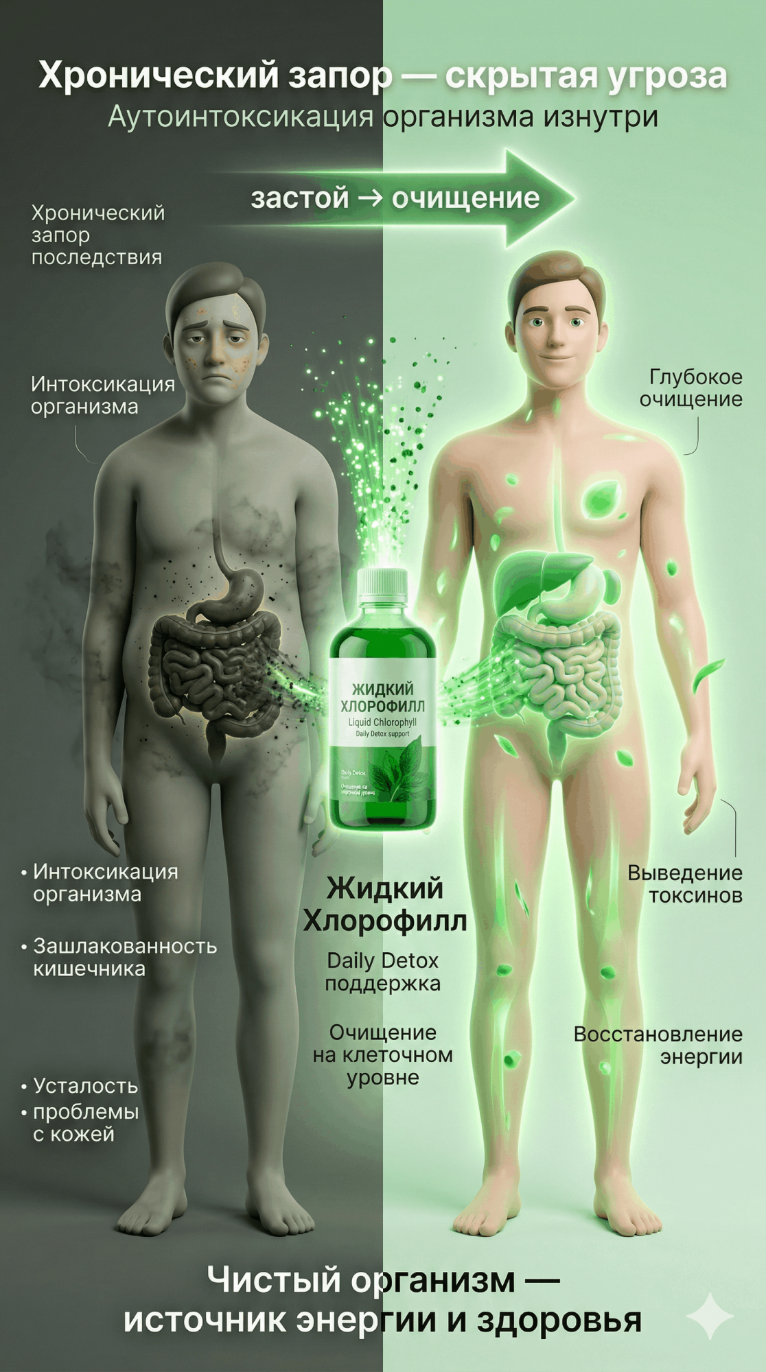 Хронический запор: скрытая опасность аутоинтоксикации организма Хронический запор: скрытая опасность аутоинтоксикации организма