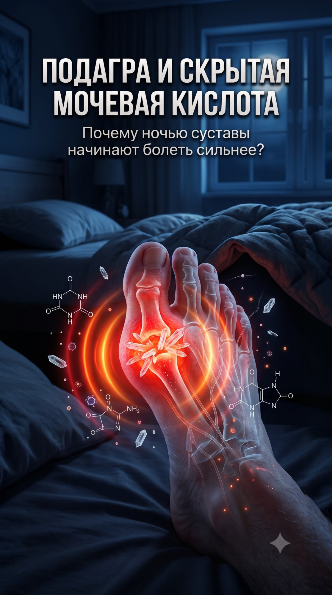 Подагра и скрытая мочевая кислота Подагра и скрытая мочевая кислота